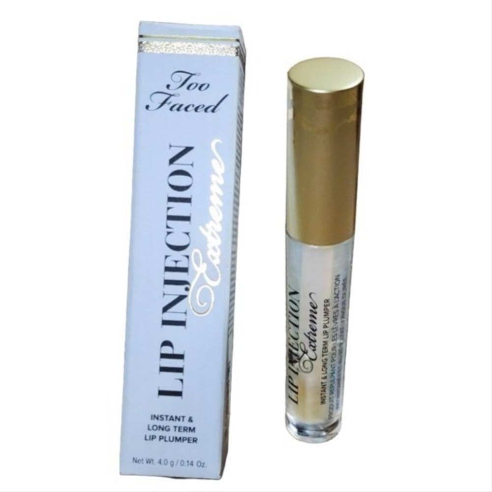 Too Faced Lip Injection Extreme Original Clear Lip Plumper Full Size New in Box